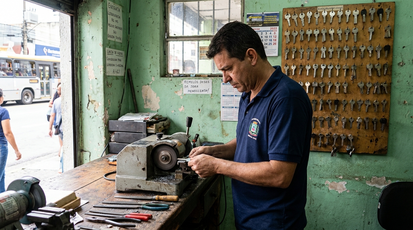 Cópia de Chave Residencial profissional em Belo Horizonte‑MG