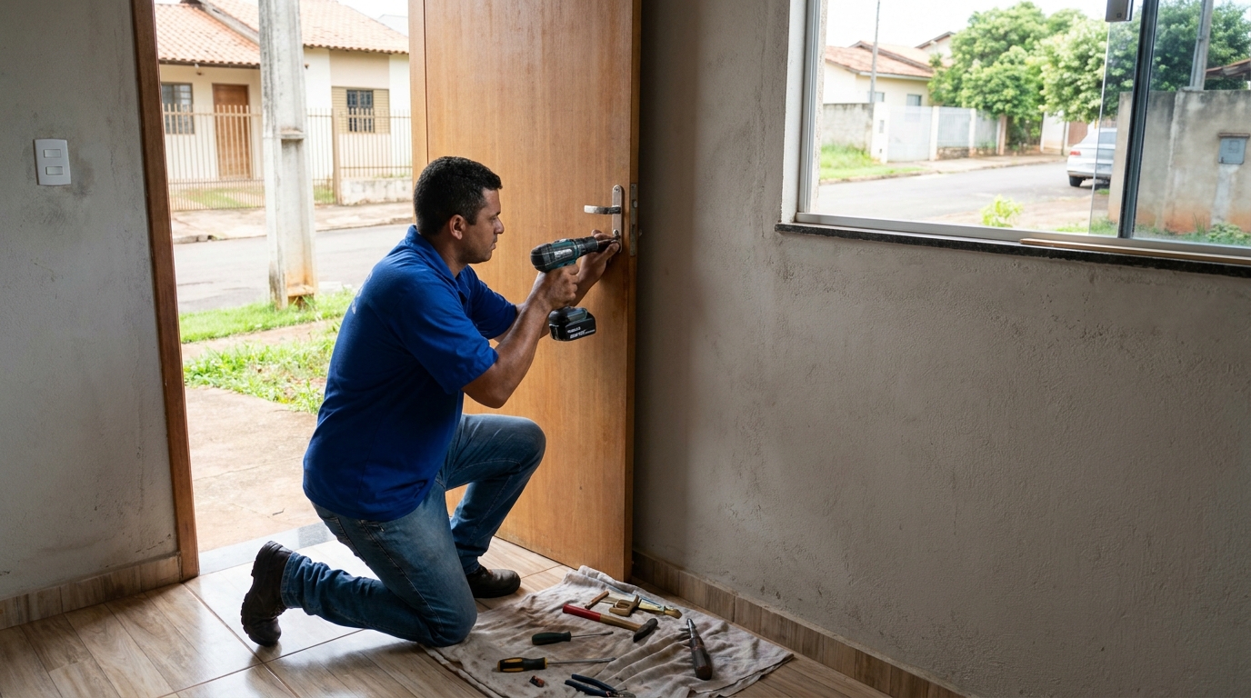 Instalação de Fechadura Residencial profissional em Belo Horizonte‑MG